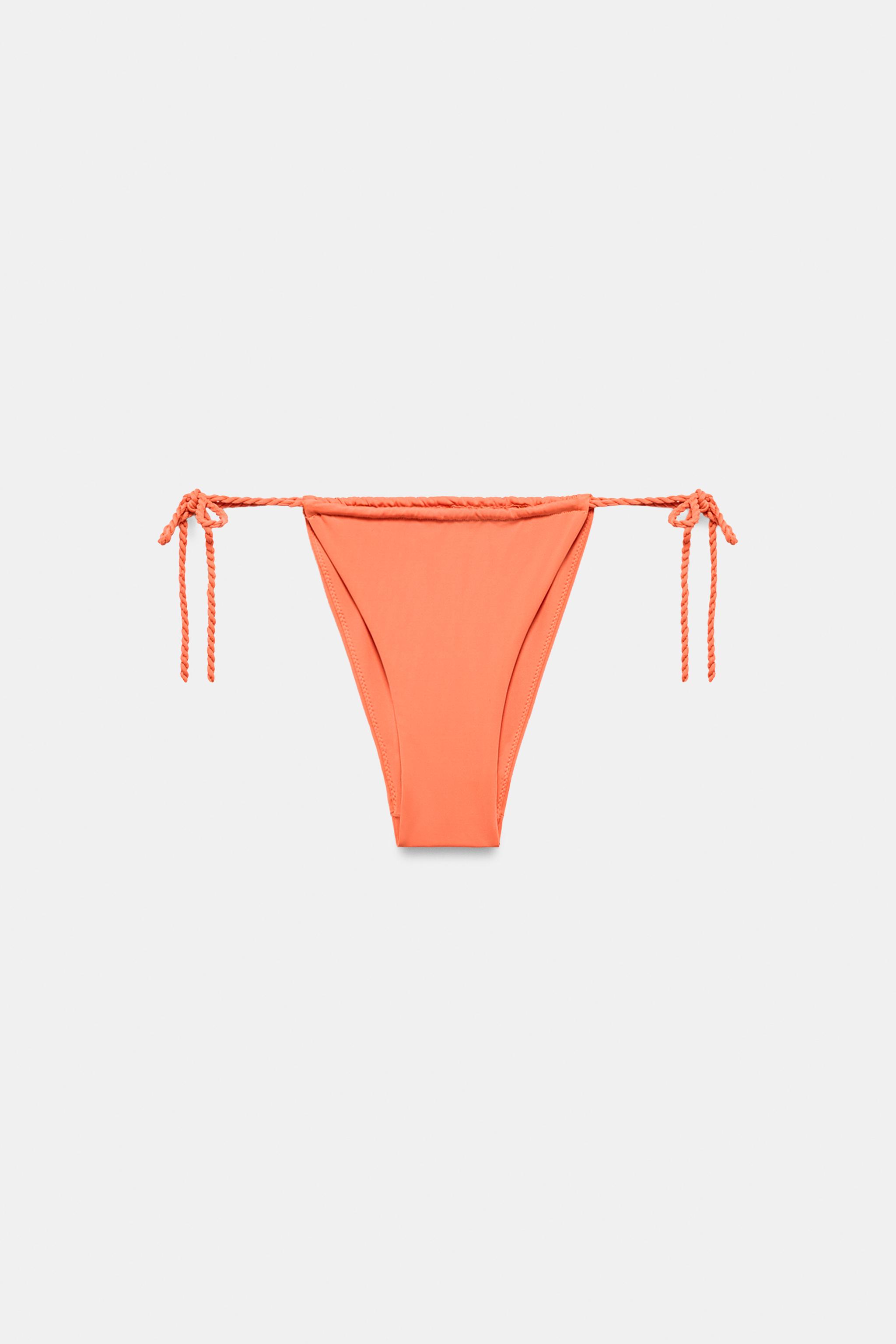 SOLID RUCHED BIKINI BOTTOMS